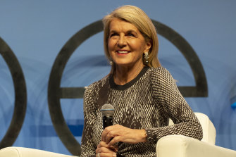 Julie Bishop speaking at the Australian Petroleum Production and Exploration Association conference today.