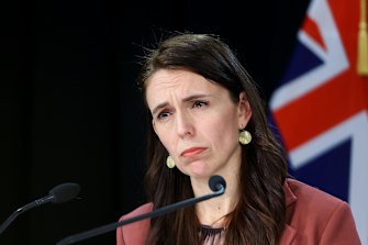 Prime Minister Jacinda Ardern announcing yesterday that all of New Zealand will enter a seven-day lockdown. 