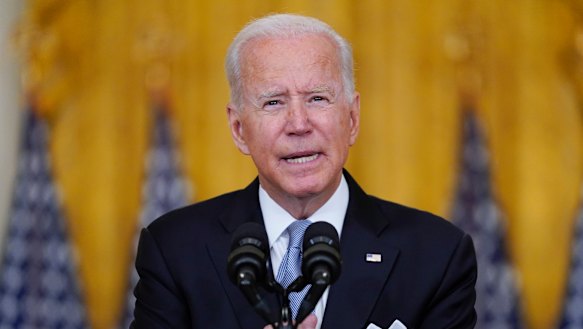 The Biden administration will make COVID-19 vaccines available to all American adults starting next month, beginning with senior citizens and healthcare workers. 