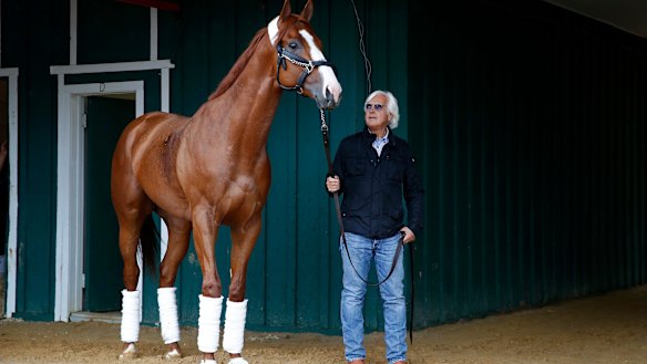 Great book: US champion Justify will be paired with top-class broodmares at Coolmore.