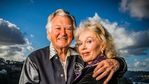 Blanche d'Alpuget, whom Bob Hawke described as "the love of my life" together in 2003.