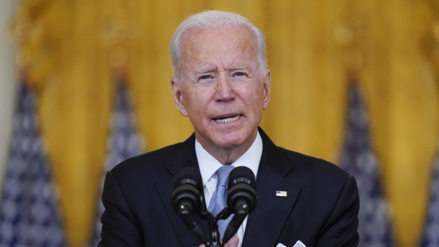 The Biden administration will make COVID-19 vaccines available to all American adults starting next month, beginning with senior citizens and healthcare workers. 
