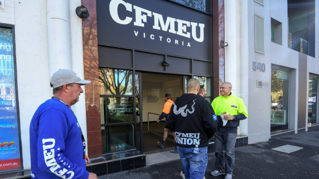 The CFMEU has agreed to lower than usual wage rises in the Victorian construction industry.