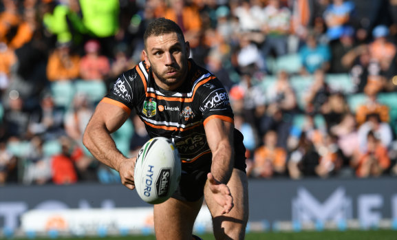 Milestone: Robbie Farah will this weekend become the first man to play 250 games for the Wests Tigers.