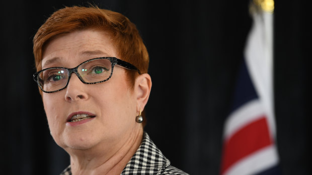 Foreign Minister Marise Payne has called for restraint in the Middle East.