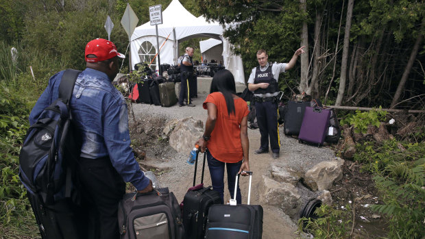 Canadian authorities say more than 80 per cent of the 4000 migrants who crossed into Quebec recently are from Haiti, and the rest include people from India, Mexico, Colombia and Turkey.