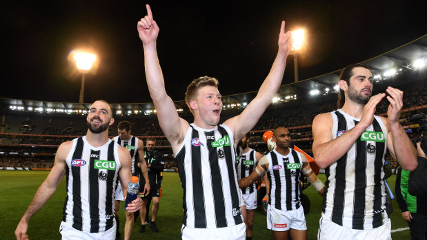 Jordan De Goey is just one of six Collingwood players with more than 20 goals.