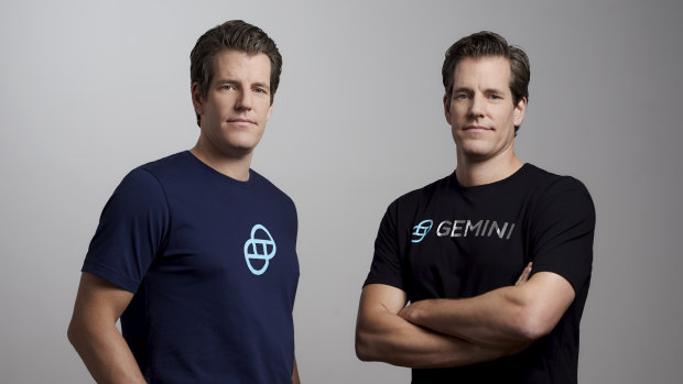 Tyler (left) and Cameron Winklevoss are the founders of cryptocurrency exchange Gemini. 