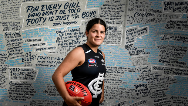 Maddy Prespakis could well have been the league's number one draft pick, but chose to stay in Melbourne.