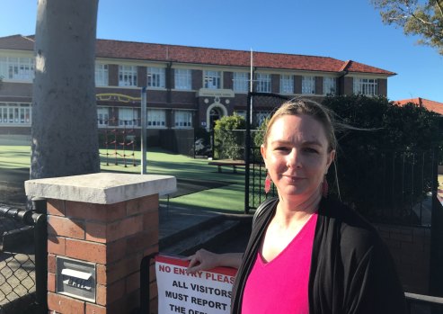 Ironside State School parent Michaela Sargeant says time on the school oval is divided into three because there are too many students.