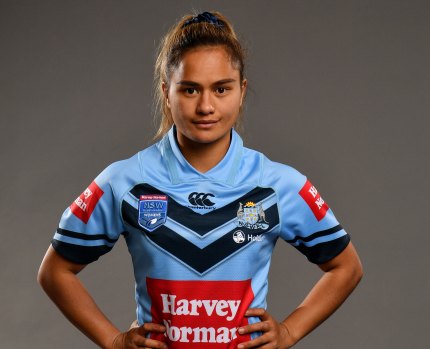 NRLW player Nita Maynard, who has also played for NSW and New Zealand.