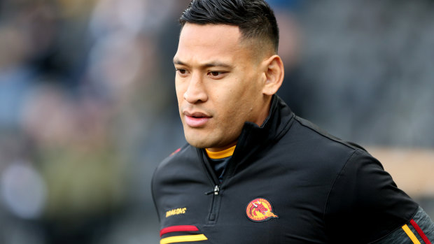 Israel Folau wanted to return to the NRL via the Dragons.