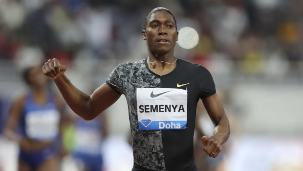 Caster Semenya says her rivals have not shown her any support.