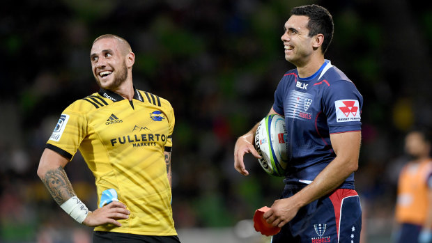 No joke: the Hurricanes put paid to Aussie hopes with their round seven drubbing of the Rebels.