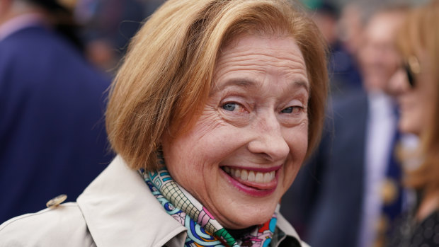 Gai Waterhouse was all smiles after Wolfe's win.