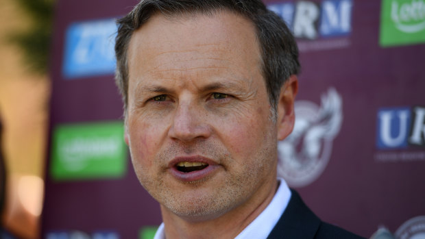 Going nowhere: Manly chairman Scott Penn says it would be 'crazy' to shift the Sea Eagles.