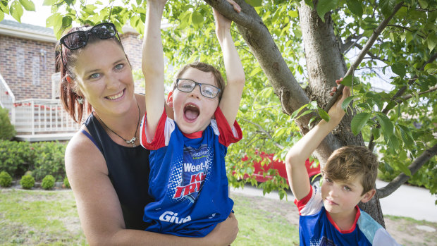 The Wallaces are gearing up for the Sanitarium Weet-Bix Kids TRYathlon in February, 