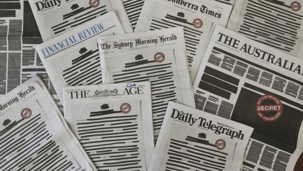 The front pages of Australia's major newspapers on Monday morning.