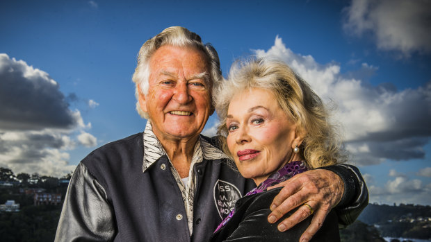 Blanche d'Alpuget, whom Bob Hawke described as "the love of my life" together in 2003.