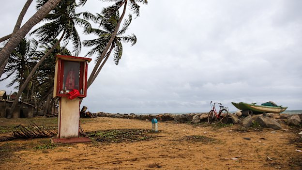 Statues of Jesus are a regular sight on the Catholic coastal belt.