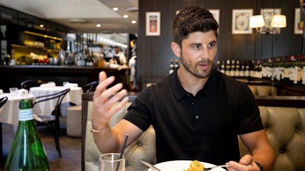 Nick Bracks at The Botanical in South Yarra.