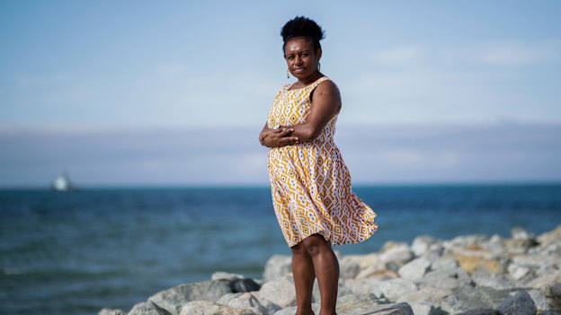 Angelyn Amos left an abusive relationship in 2018 and sought help from the Bel isi case management centre.