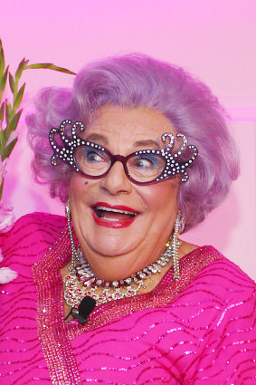 Dame Edna Everage in 2019.