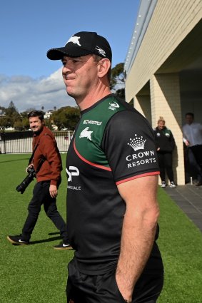 South Sydney Rabbitohs head coach Jason Demetriou.