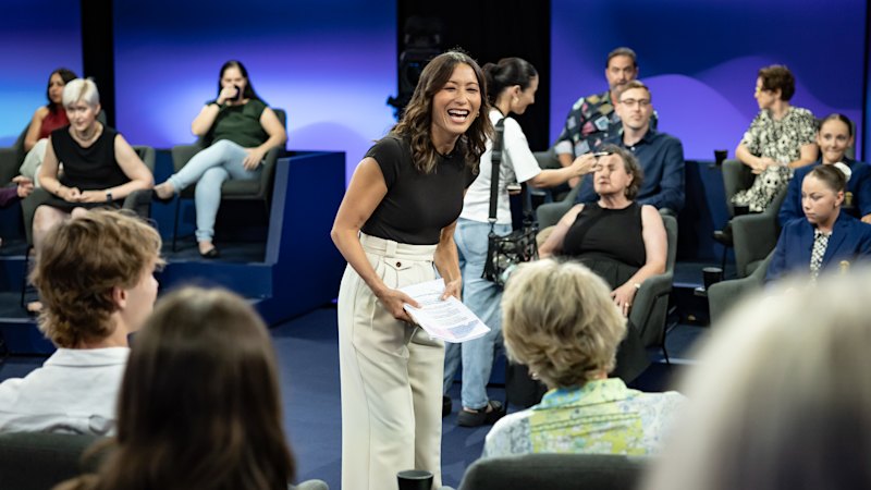 It could have been our Jerry Springer. But this current affairs show is much more radical