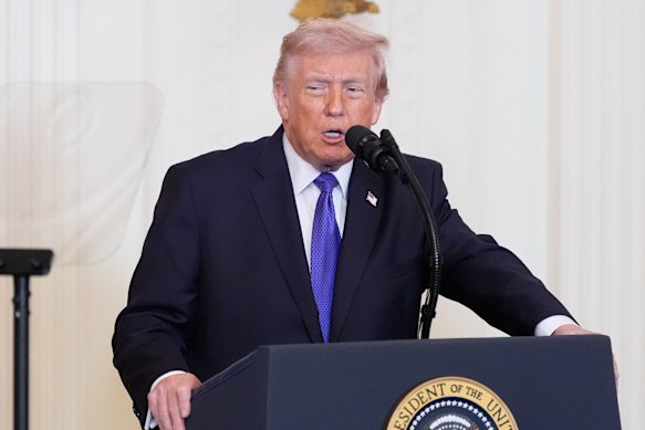 ترامب يعطي أول خطاب له شخصياً حول الحرب في إيران الليلة الماضية.