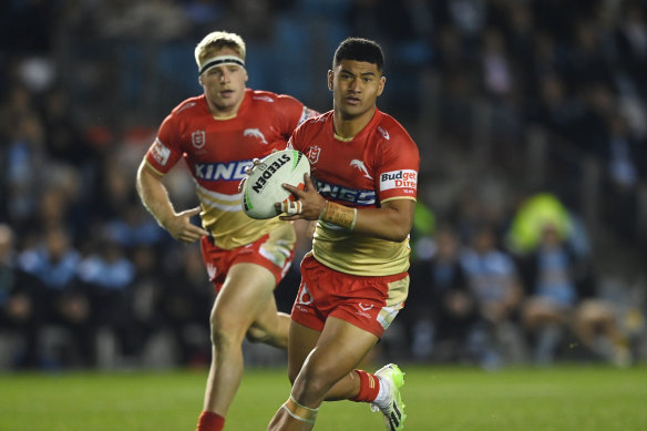 Isaiya Katoa pulled the strings for the Dolphins against the Cronulla Sharks.