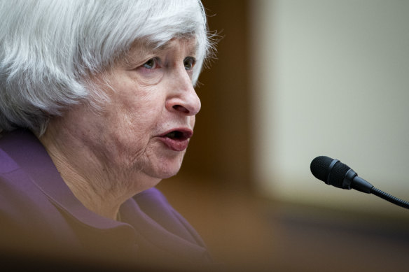 US Treasury Secretary Janet Yellen has said she is “worried about a loss of adequate liquidity in the market”.