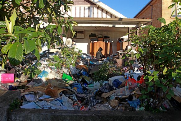 Waverley Council was forced to take court action to clean up the Bobolas family’s home in Bondi.