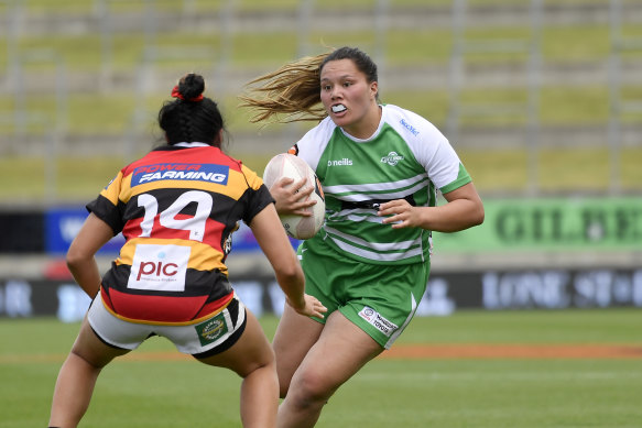 Rugby player Kaipo Olsen-Baker ruptured her ACL in the first match of the 2020 season. She made her debut for New Zealand last year.