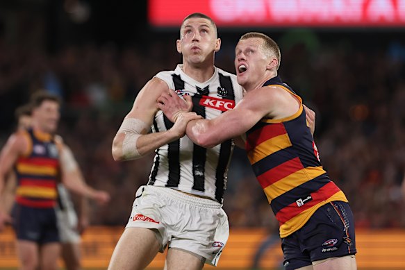 Darcy Cameron and Reilly O’Brien are still adjusting to the league’s new ruck conditions.