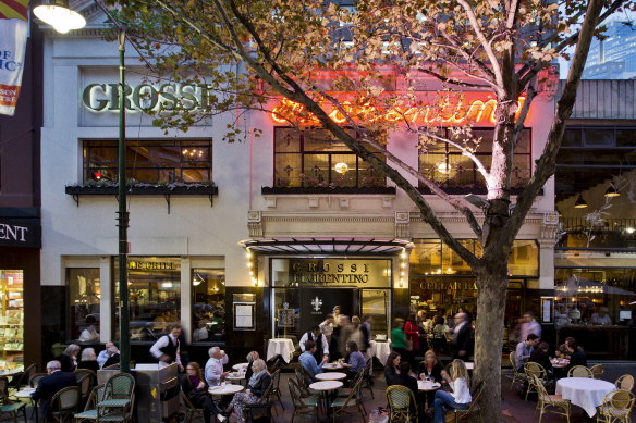 Carlo Grossi, the owner of Grossi Florentino, says alfresco dining as a restaurant's sole revenue stream is not viable.