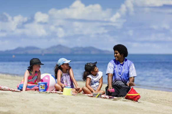 Spoiled for excellent kids’ clubs … Sofitel Fiji Resort and Spa.