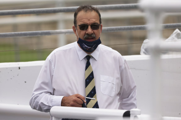 Trainer John Sargent will be aiming for success in Hawkesbury with Mountain Guest and Casual Connection.