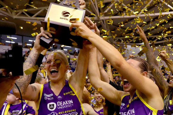 The Boomers won the WNBL title in the 2021-22 season.