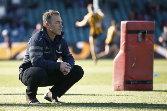 Four-time Hawthorn premiership coach Alastair Clarkson.