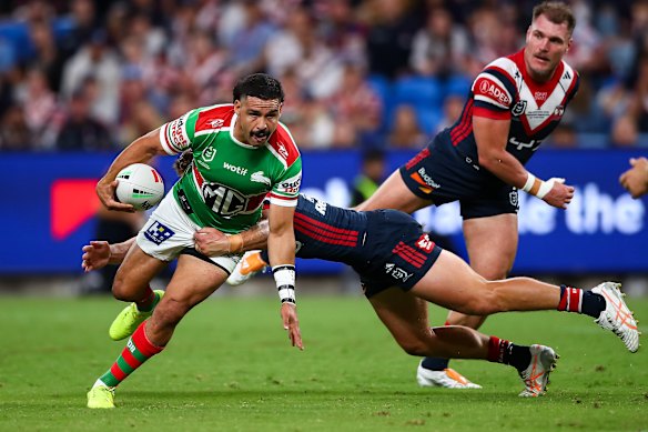 Cody Walker in action against the Roosters.