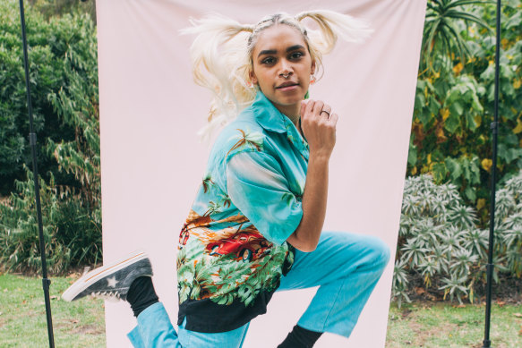 Sky Thomas, aka Sojugang, launches her first collection of Sawft streetwear on March 6.