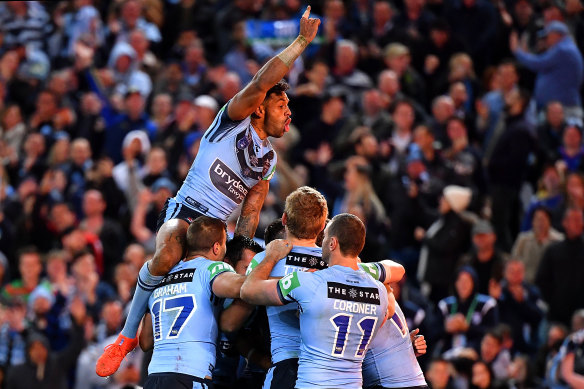 The ban is also set to hit NRL's multi-million dollar cash cow State of Origin, with experts warning the first game on June 3 will likely need to be crowdless. 