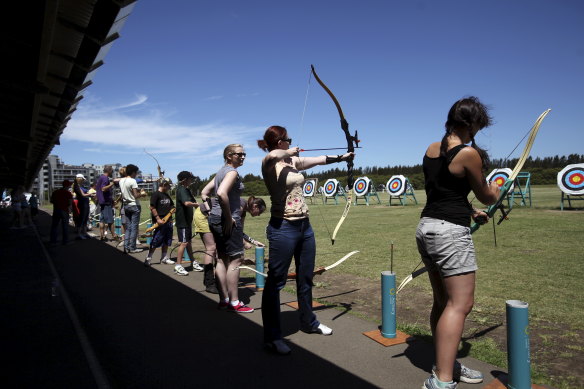 Release your inner Robin Hood at Sydney Olympic Archery Centre.