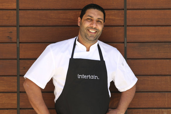 Chef Vince Ieraci at his Pyrmont cafe. 