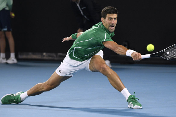 Novak Djokovic won the Australian Open men's singles final this year. 