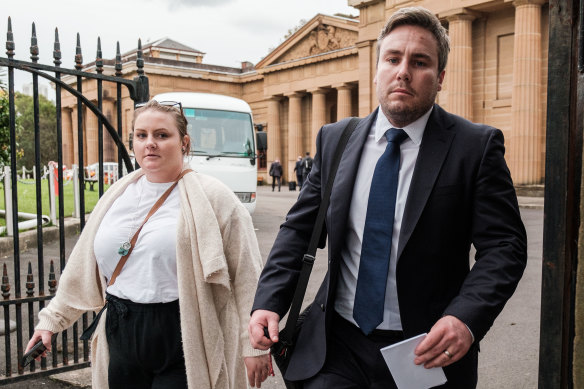 Siblings Lauren and Adam Cranston, pictured in 2022, have both been found guilty over their roles in the Plutus Payroll fraud.