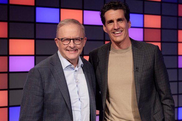 Prime Minister Anthony Albanese makes an appearance on The Hundred with Andy Lee.