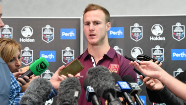 Headline act: Kevin Walters was full of praise for the leadership qualities of Daly Cherry-Evans.