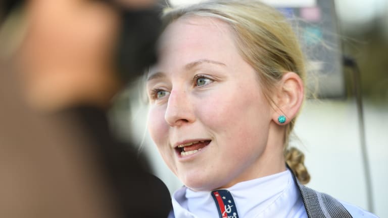 Brooke Sweeney is thrilled to get the chance to ride in the $1.3m Kosciuszko.